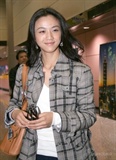 汤唯抵达台湾